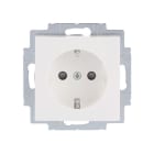 BUSCH-JAEGER - SCHUKO Steckdosen-Einsatz Safety+ ohne Spreize alpinweiß - balance SI