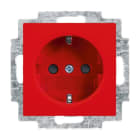 BUSCH-JAEGER - SCHUKO Steckdosen-Einsatz Safety+ rot - balance SI