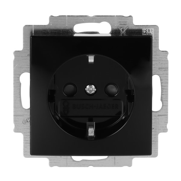BUSCH-JAEGER - SCHUKO Steckdosen-Einsatz Safety+ schwarz - balance SI