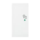 BUSCH-JAEGER - Wippe 2-fach links für flex f@h KNX mit Symbol Dimmen alpinweiß - balance SI