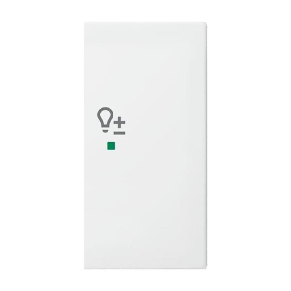 BUSCH-JAEGER - Wippe 2-fach rechts mit Symbol Dimmer Symbol Dimmen alpinweiß - balance SI