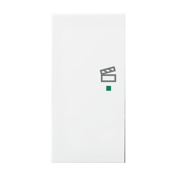 BUSCH-JAEGER - Wippe 2-fach links für flex f@h KNX mit Symbol Szene alpinweiß - balance SI