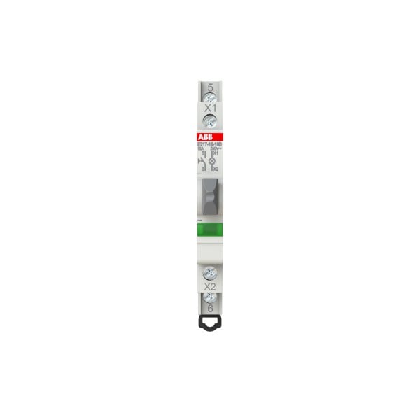 ABB - Leuchttaster 16 A gemäß EN 250 VAC 1S grau 1x LED grün Modulbreite: 0.5 TE