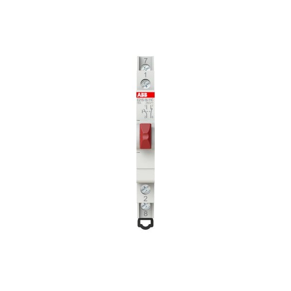 ABB - Taster 16 A gemäß EN 250 VAC 1S 1Ö Bedienelement rot Modulbreite: 0.5 TE