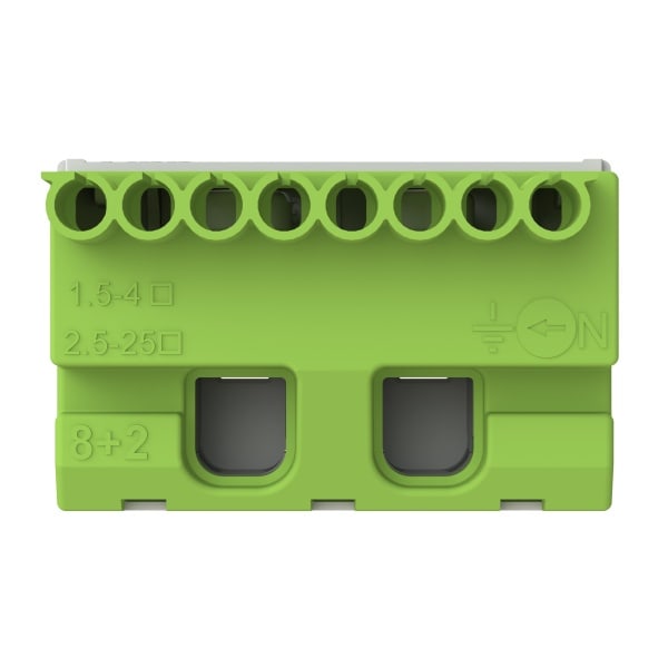 ABB - PE-Klemmenblock 8x4+2x25qmm Quick-Steckklemme