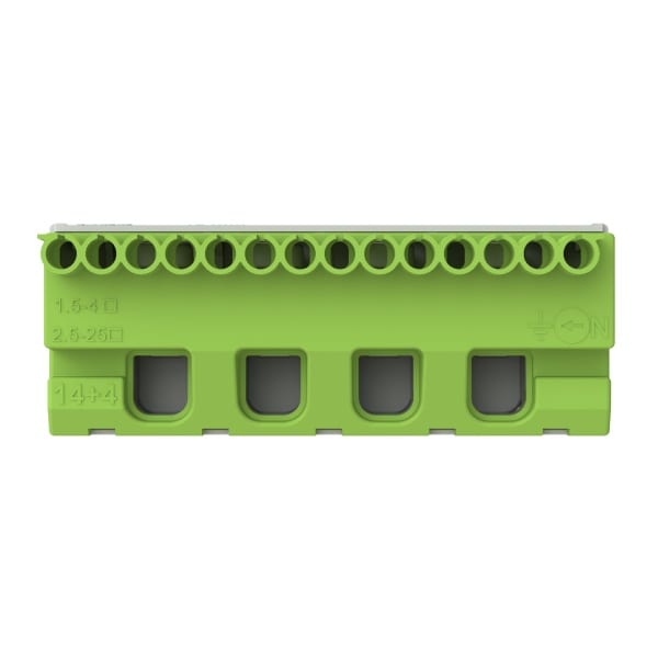 ABB - PE-Klemmenblock 14x4+4x25qmm Quick-Steckklemme