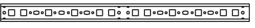 ABB - ED2P30 Hutprofilschiene 35x15mm, 2FB Packeinheit 30 Stück