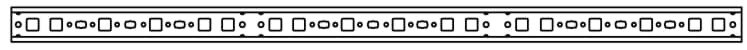 ABB - ED3P30 Hutprof.Schiene 3F.(ME=30St.)