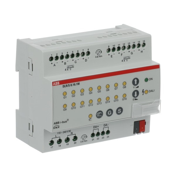 ABB - KNX DALI-Lichtregler 8-fach manuelle Bedienung REG