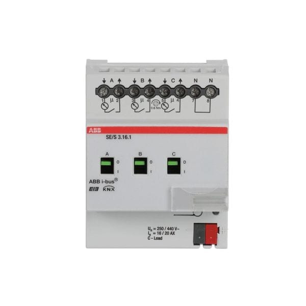 ABB - KNX Energieaktor 3-fach 16/20 A REG
