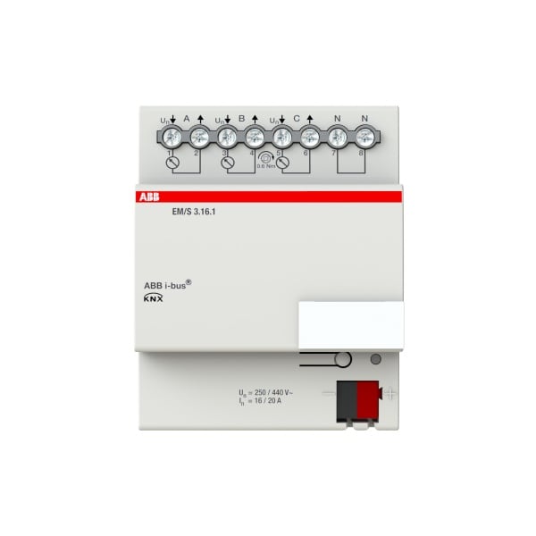 ABB - KNX Energiemodul 3-fach 16/20 A REG