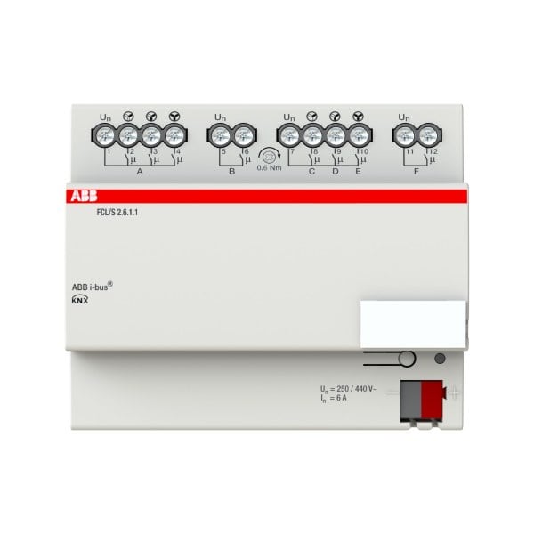 ABB - KNX Lüfter-Aktor 2-fach 6 A REG
