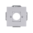 BUSCH-JAEGER - Zentralscheibe Steckverbinder Neutrik XLR 1-fach alusilber - Plattform 63