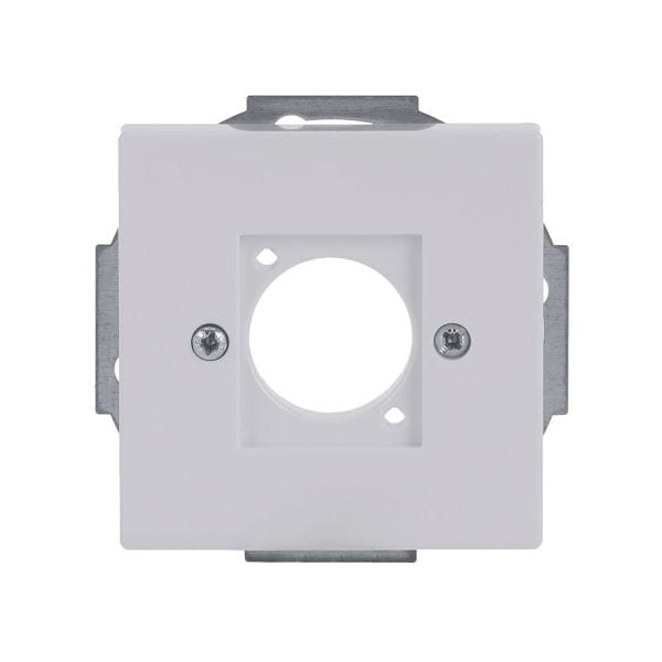 BUSCH-JAEGER - Zentralscheibe Steckverbinder Neutrik XLR 1-fach studioweiß - Plattform 63