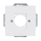 BUSCH-JAEGER - Zentralscheibe Steckverbinder Neutrik XLR 1-fach studioweiß - Plattform 63