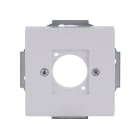 BUSCH-JAEGER - Zentralscheibe Steckverbinder Neutrik XLR 1-fach studioweiß - Plattform 63