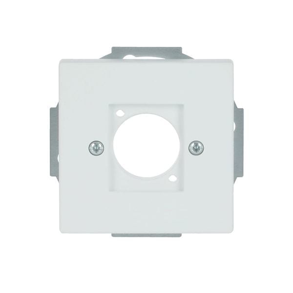 BUSCH-JAEGER - Zentralscheibe Steckverbinder Neutrik XLR 1-fach studioweiß matt - Plattform 63