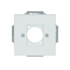 BUSCH-JAEGER - Zentralscheibe Steckverbinder Neutrik XLR 1-fach studioweiß matt - Plattform 63