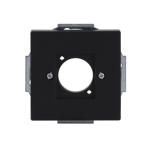 BUSCH-JAEGER - Zentralscheibe Steckverbinder Neutrik XLR 1-fach schwarz matt - Plattform 63