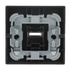 BUSCH-JAEGER - Wippe 1-fach mit kleiner transparenter Kalotte anthrazit - Plattform 63