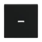 BUSCH-JAEGER - Wippe 1-fach mit kleiner transparenter Kalotte schwarz matt - Plattform 63