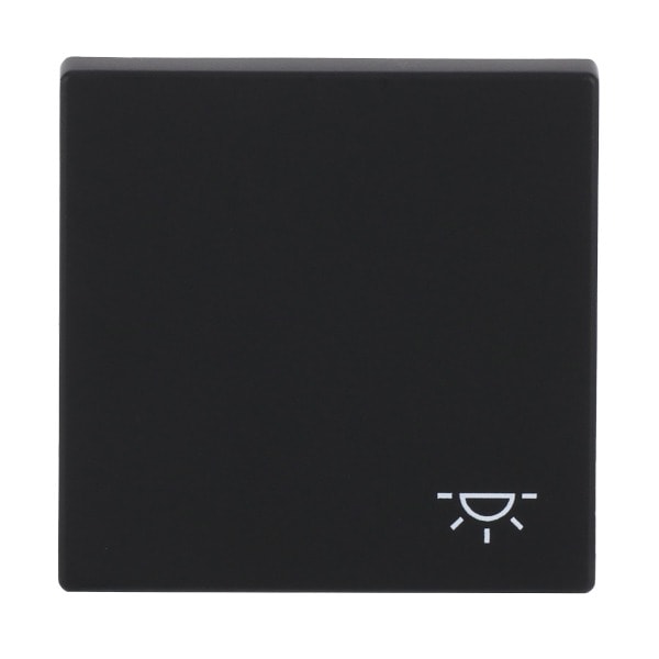 BUSCH-JAEGER - Wippe mit Aufdruck Licht schwarz matt - Plattform 63