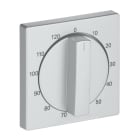 BUSCH-JAEGER - Zentralscheibe Drehknopf Zeitschaltuhr Aufdruck 10-120 alusilber - Plattform 63