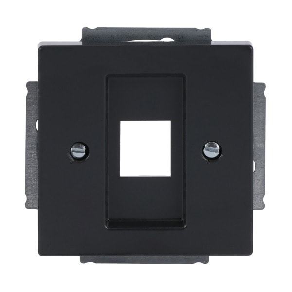 BUSCH-JAEGER - Zentralscheibe Modular-Jack-Einsatz 1-fach anthrazit - Plattform 63