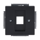 BUSCH-JAEGER - Zentralscheibe Modular-Jack-Einsatz 1-fach anthrazit - Plattform 63