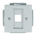 BUSCH-JAEGER - Zentralscheibe Modular-Jack-Einsatz 1-fach alusilber - Plattform 63