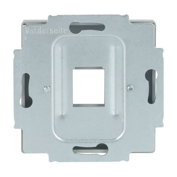 BUSCH-JAEGER - Zentralscheibe Modular-Jack-Einsatz 1-fach edelstahl - pur edelstahl