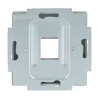 BUSCH-JAEGER - Zentralscheibe Modular-Jack-Einsatz 1-fach edelstahl - pur edelstahl