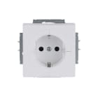 BUSCH-JAEGER - Busch-Objektsteckdose SCHUKO Safety+ studioweiß matt - Plattform 63