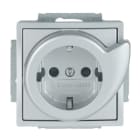 BUSCH-JAEGER - Busch-Servicesteckdose SCHUKO Safety+ alusilber - Plattform 63