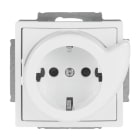 BUSCH-JAEGER - Busch-Servicesteckdose SCHUKO-Einsatz Safety+ studioweiß - Plattform 63