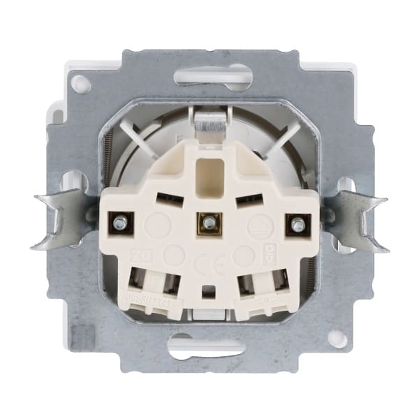 BUSCH-JAEGER - Busch-Servicesteckdose SCHUKO-Einsatz Safety+ studioweiß matt - Plattform 63