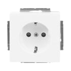 BUSCH-JAEGER - SCHUKO Steckdosen-Einsatz Safety+ mit Beschriftungsfeld studiow - Plattform 63
