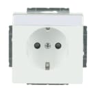 BUSCH-JAEGER - SCHUKO Steckdosen-Einsatz Safety+mit Beschriftungsfeld studiow matt-Plattform 63