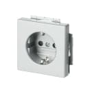 BUSCH-JAEGER - SCHUKO Steckdosen-Einsatz Safety+ ohne Spreize alusilber - Plattform 63