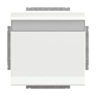 BUSCH-JAEGER - SCHUKO-Einsatz Safety+ mit Klappdeckel/Beschriftung studioweiß - Plattform 63
