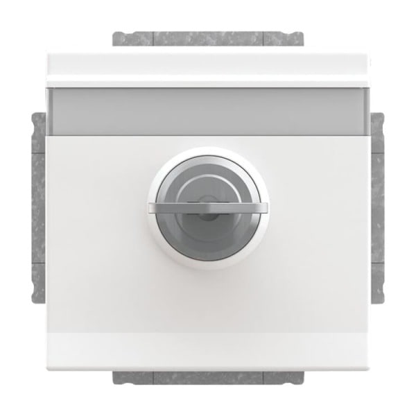 BUSCH-JAEGER - SCHUKO-Einsatz Safety+ Klappdeckel/gleich schließend studioweiß - Plattform 63
