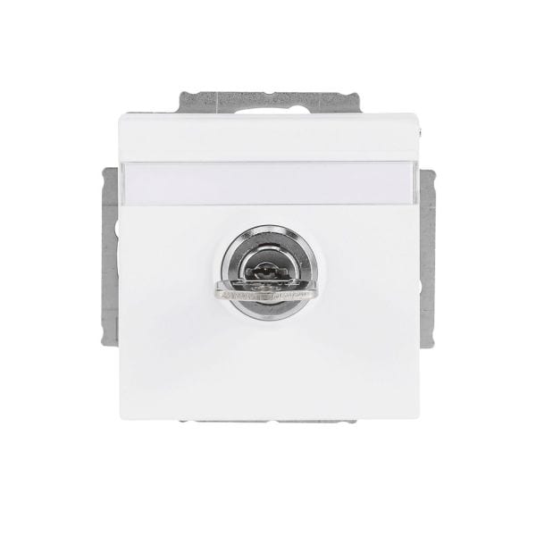 BUSCH-JAEGER - SCHUKO-Einsatz Safety+ Klappdeckel/gleich schließend studiow matt - Plattform 63