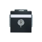 BUSCH-JAEGER - SCHUKO-Einsatz Safety+Klappdeckel/verschiedn schließend schwarz mat Plattform 63