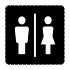 BUSCH-JAEGER - Piktogramm WC Damen/Herren - Busch-iceLight