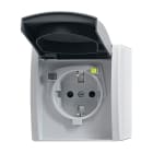 BUSCH-JAEGER - FI-Schukomat SCHUKO Steckdose Safety+ 16 A grau - ocean