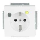 BUSCH-JAEGER - FI-Schukomat 30 mA SCHUKO Steckdosen-Einsatz Safety+ studiow matt - Plattform 63