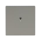 BUSCH-JAEGER - Wippe 1-fach für flex f@h KNX mit Symbol Licht edelstahl - pur edelstahl