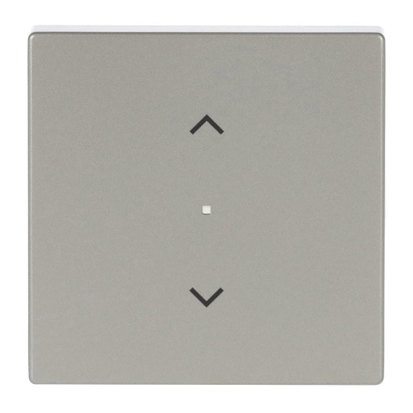 BUSCH-JAEGER - Wippe 1-fach für flex f@h KNX mit Symbol Pfeile edelstahl - pur edelstahl