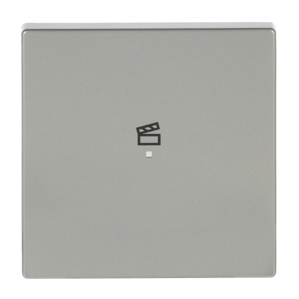 BUSCH-JAEGER - Wippe 1-fach für flex f@h KNX mit Symbol Szene edelstahl - pur edelstahl