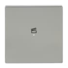 BUSCH-JAEGER - Wippe 1-fach für flex f@h KNX mit Symbol Szene edelstahl - pur edelstahl
